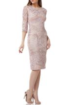 Women's Js Collections Soutache Sheath Dress - Pink