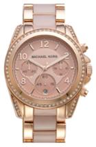 Women's Michael Kors 'blair' Crystal Bezel Two-tone Bracelet Watch, 39mm