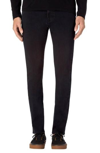 Men's J Brand Parallax Moto Skinny Fit Jeans - Black