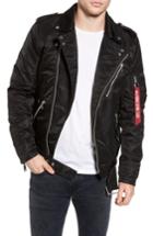 Men's Alpha Industries Outlaw Biker Jacket, Size - Black