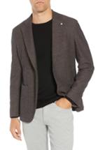 Men's L.b.m 1911 Classic Fit Wool & Cotton Blazer Us / 50 Eu R - Brown