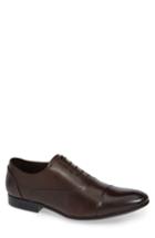Men's Kenneth Cole New York Mix Cap Toe Oxford M - Brown