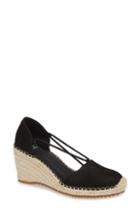 Women's Eileen Fisher Yasmin Wedge Espadrille M - Black