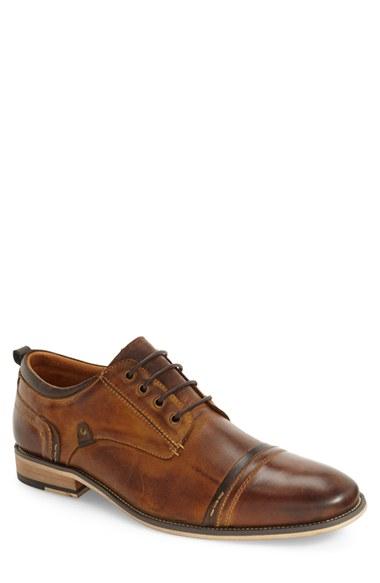 Men's Steve Madden Jamyson Cap Toe Derby M - Brown