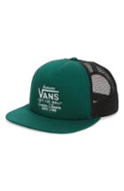 Men's Vans Galer Embroidered Trucker Hat - Green