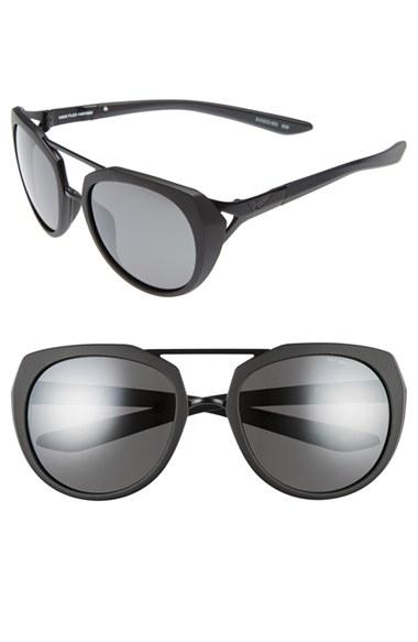 Women's Nike Flex Motion 54mm Sport Sunglasses - Space Black