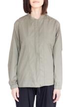 Women's Simple By Trista Full Zip Poplin Bomber Jacket