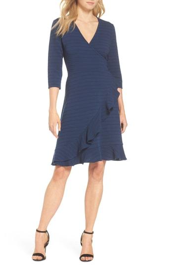 Women's Leota Tatiana Faux Wrap Dress - Blue