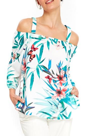 Women's Wallis Dhalia Off The Shoulder Top - Ivory