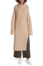 Women's Self-portrait Puff Sleeve Cotton & Wool Crop Sweater