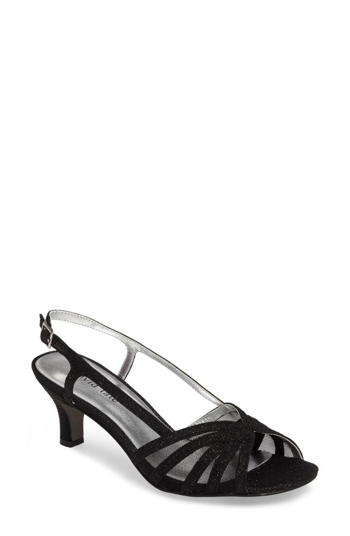 Women's David Tate Ritz Slingback Sandal .5 M - Black