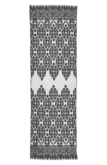 Women's Valentino Lace Trim Scarf