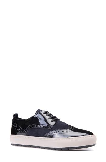 Women's Geox Breeda Oxford Sneaker Us / 38eu - Blue