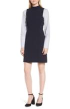 Women's Lewit Military Detail A-line Dress - Blue