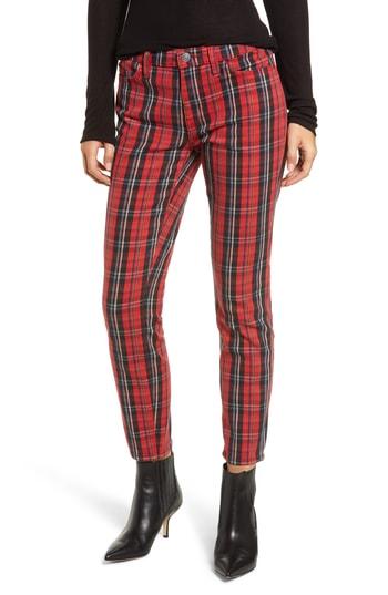 Women's Current/elliott The Stiletto Skinny Jeans - Red