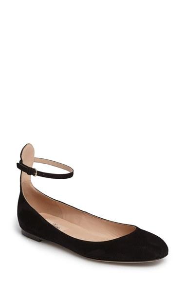 Women's Valentino Ankle Strap Ballet Flat