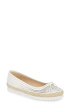 Women's Callisto Espadrille Flat M - White