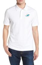 Men's Cutter & Buck Miami Dolphins - Advantage Fit Drytec Polo
