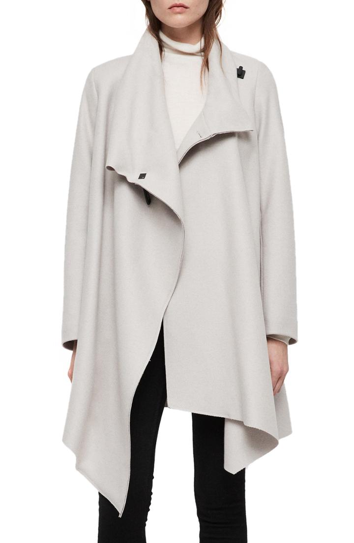 Women's Allsaints City Monument Coat - White