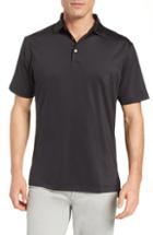 Men's Peter Millar Sean Regular Fit Stretch Jersey Polo - Black