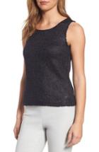 Petite Women's Nic+zoe Day Dreamer Knit Top, Size P - Blue