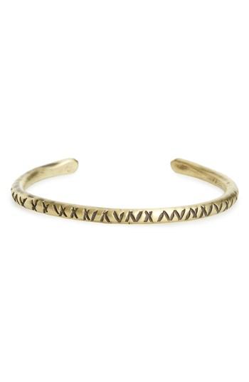 Men's Cause & Effect Brass Cuff Bracelet