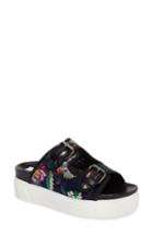 Women's Steve Madden Jace Embroidered Platform Slide Sandal