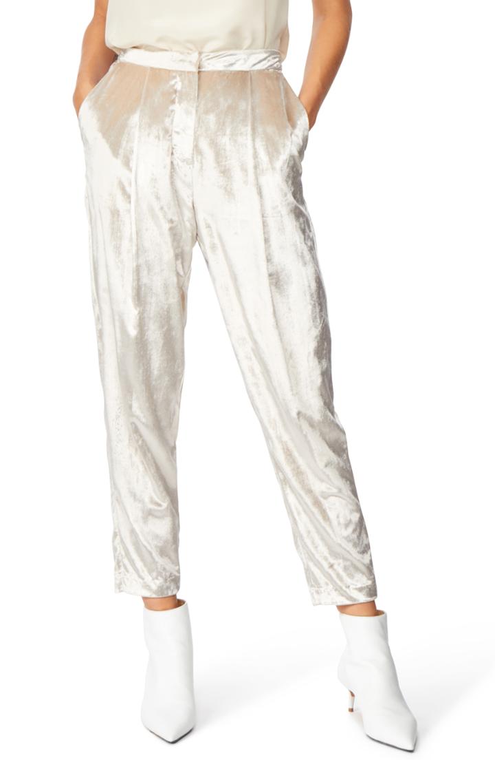 Women's Habitual Velvet Trousers - Pink