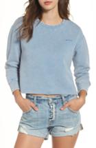 Women's Rvca Crop Sweatshirt - Blue