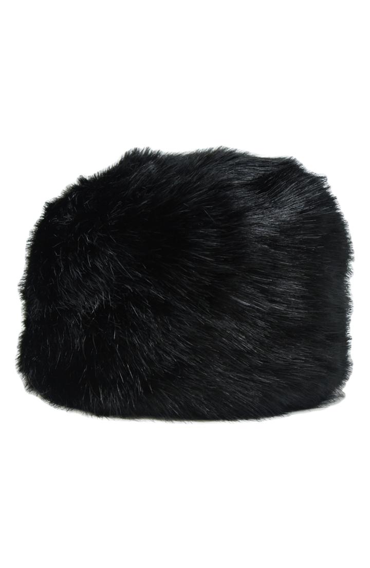 Women's Noake Ulla Faux Fur Toque - Black