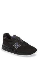Men's New Balance 998 Sneaker .5 D - Black