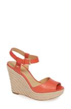 Women's Michael Michael Kors Carlyn Espadrille Wedge Sandal M - Red
