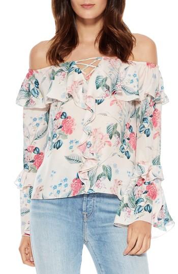 Women's Parker Erin Off The Shoulder Silk Blouse - Ivory