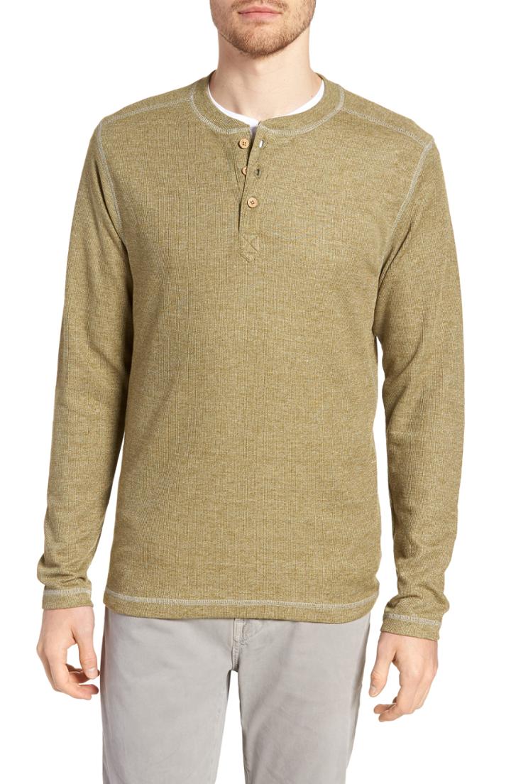 Men's Vintage 1946 Rib Knit Long Sleeve Henley