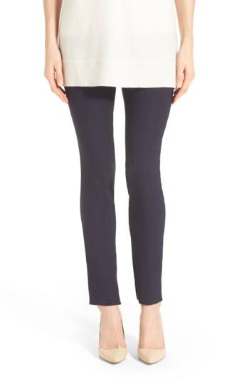 Petite Women's Nic+zoe 'the Wonder Stretch' Slim Leg Pants P - Blue