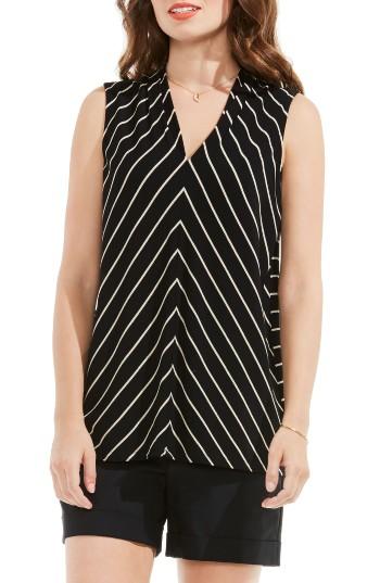 Women's Vince Camuto Stripe Knit Top - Black