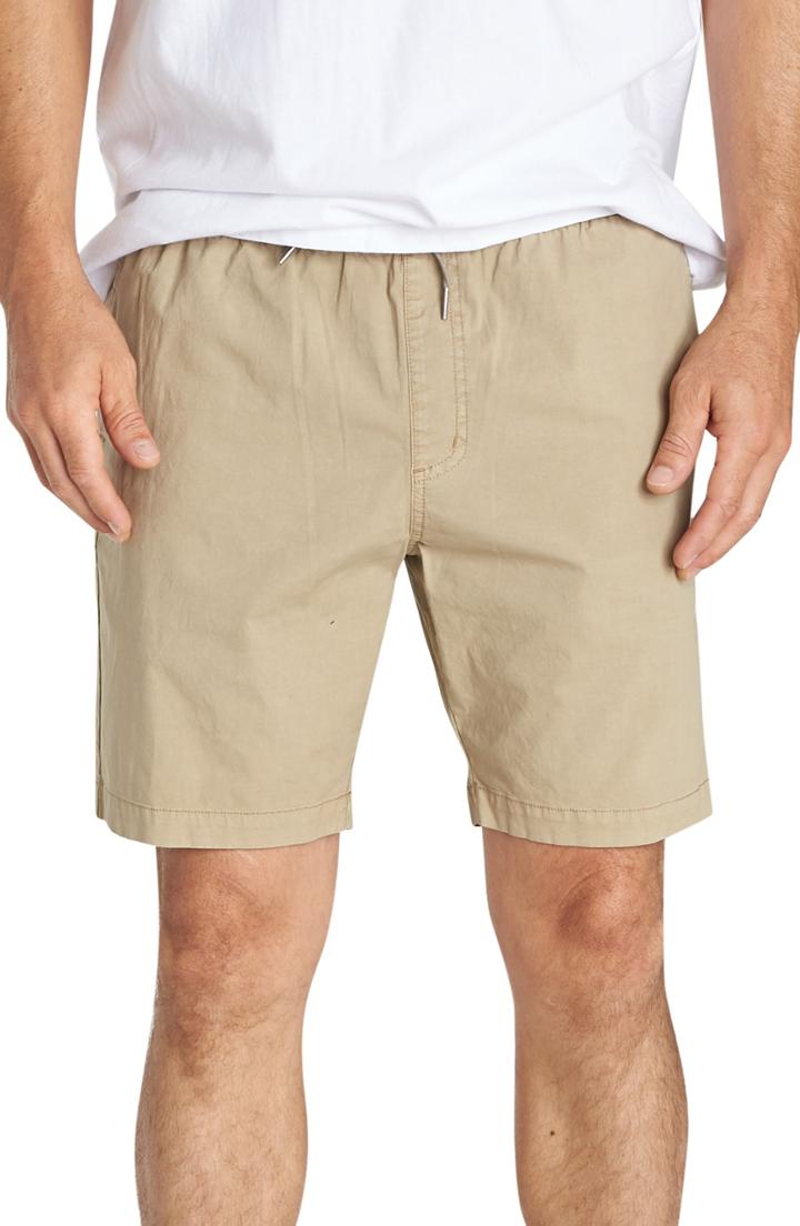 Men's Billabong Larry Layback Volley Shorts - Beige