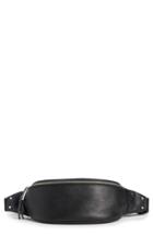 Treasure & Bond Mason Pebbled Leather Belt Bag - Black