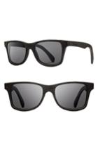 Men's Shwood 'canby' 54mm Wood Sunglasses - Dark Walnut/ Grey