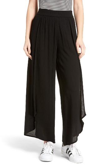 Women's Sun & Shadow Tulip Hem Wide Leg Pants