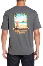 Men's Tommy Bahama Room With A Brew Standard Fit T-shirt, Size - Grey