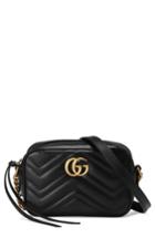 Gucci Gg Marmont 2.0 Matelasse Leather Shoulder Bag - Purple