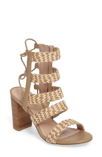 Women's Charles By Charles David Ella Block Heel Sandal .5 M - Beige