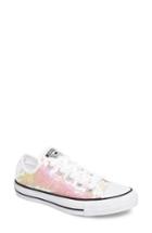 Women's Converse Chuck Taylor All Star Sequin Low Top Sneaker .5 M - White