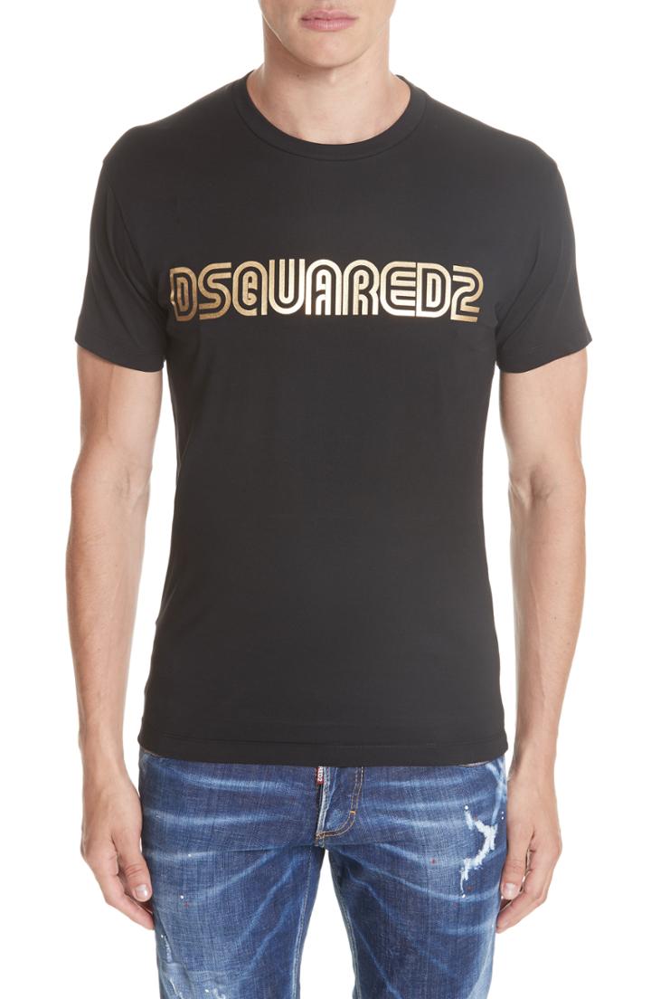 Men's Dsquared2 Studio 54 Graphic T-shirt - Black