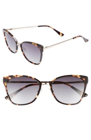 Women's Chelsea28 Origami 55mm Cat Eye Sunglasses - Brown Tort