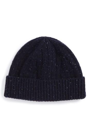 Men's Nordstrom Men's Shop Wool Blend Beanie - Blue