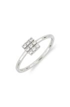 Women's Bony Levy Kiera Square Diamond Stack Ring (nordstrom Exclusive)