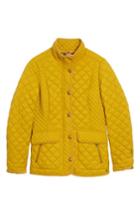 Women's Joules Warm Welcome Quilted Jacket - Yellow
