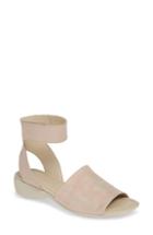 Women's The Flexx 'beglad' Leather Ankle Strap Sandal .5 M - Pink